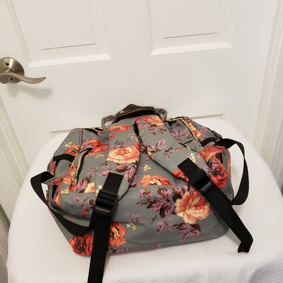 KAOME Diaper Bag/Backpack Floral Print, Versatile - Picture 6 of 11